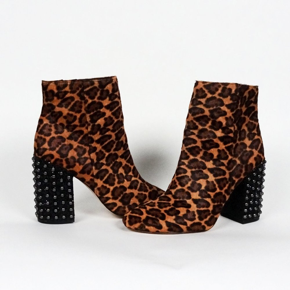 Jessica Simpson Wexton Calf Fur Booties 9.5 39.5 - Picture 1 of 9